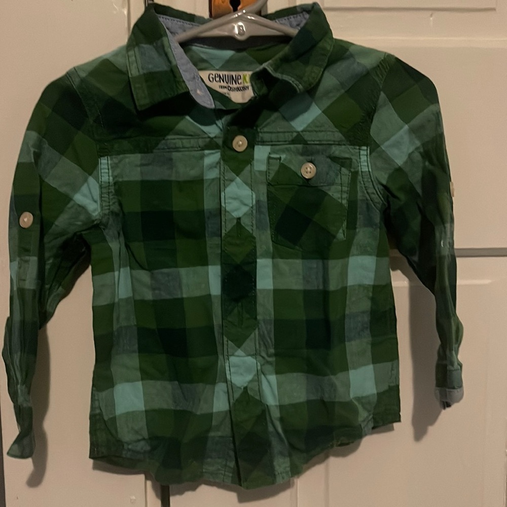 Oshkosh b’gosh plaid shirt